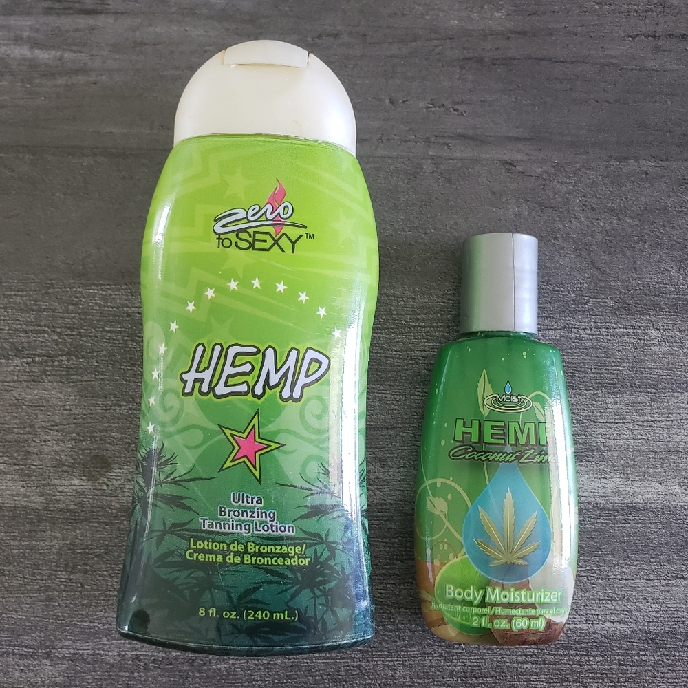 ZERO TO SEXY | Hemp Ultra Bronzing Lotion & Moisturizer Bundle